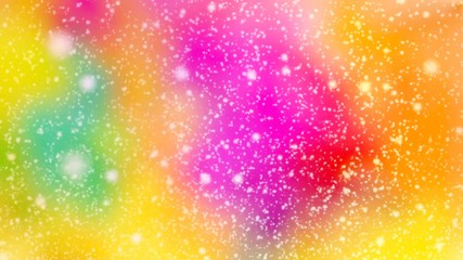 Wall Mural - looped abstract colorful christmas background with snow