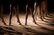 © nagaets - Close Up Of Feet In Children's Ballet Dancing Class