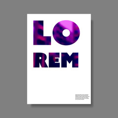 Wall Mural - Dark Purple Monochrome Modern Style Flyer or Cover Design for Your Business with Blurred Urban Theme in Label - Applicable for Business Reports, Presentations, Placards, Posters