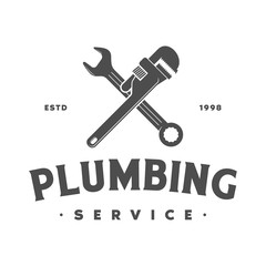 Wall Mural - plumbing and service logo, icon and illustration