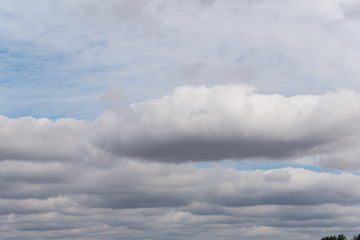 Wall Mural - Clouds and blue sky background