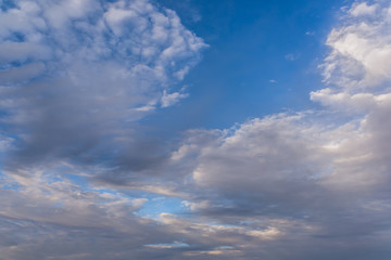 Wall Mural - Clouds and blue sky background