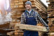 © pikselstock - Young male worker in timber warehouse