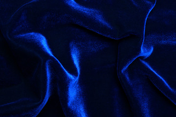 beautiful luxury classic blue velvet texture background cloth
