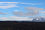 Fototapeta Tęcza - rocky lava field in Iceland