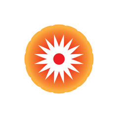 Poster - Sun Logo icon design vector