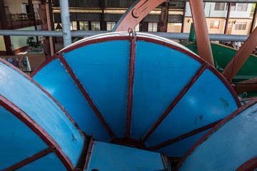 Wall Mural - old iron machinery