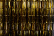 © Jade - Gold Foil strip Curtain hanging on wall