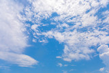 Fototapeta Na sufit - photo of blue sky and white clouds or cloudscape.