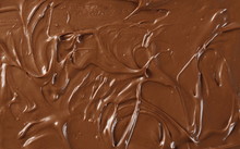 Cream Chocolate Spread Surface, Background And Texture