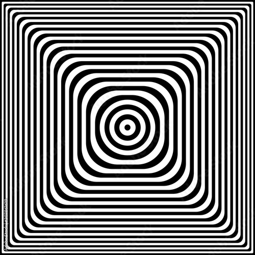 Abstract geometric pattern. Black and white lines texture.