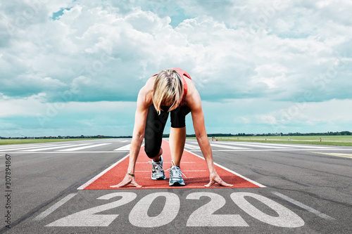 Fotografía runner start runway 2020