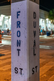 Fototapeta Sawanna - Street Sign in Key West, FL 