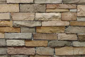 Wall Mural - tan, brown, nature, rock, wall, rockwall, background, surface, pattern