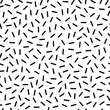 Black sprinkle seamless pattern