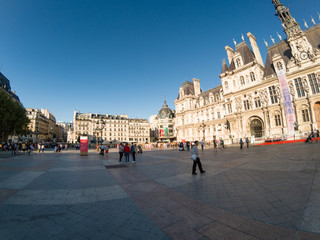 Wall Mural - Palace and square in Paris