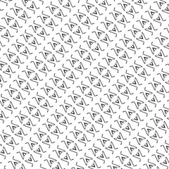 Canvas Print - BLACK AND WHITE ABSTRACT PATTERN