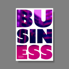 Wall Mural - Dark Purple Monochrome Modern Style Flyer or Cover Design for Your Business with Blurred Urban Theme in Label - Applicable for Business Reports, Presentations, Placards, Posters