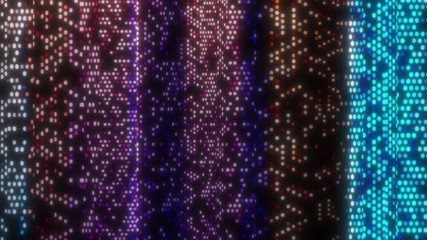 Wall Mural - colourful looping dot background
