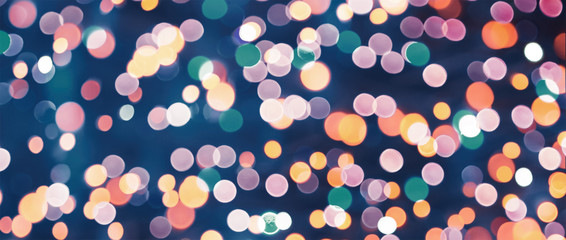 Wall Mural - beautiful vintage festive background with multicolored confetti