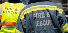 Firemen In High Visibility Clothing