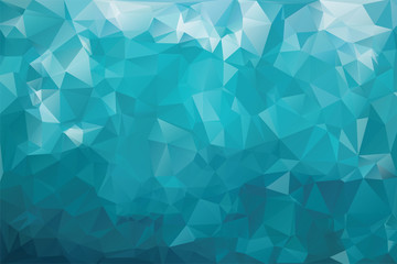 Wall Mural - Abstract geometric background with triangles. Vector polygonal texture background. Blue abstract business background. Vector illustration.