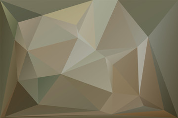 Wall Mural - Abstract geometric background with triangles. Vector polygonal texture background. Abstract business background. Vector illustration. Earth tones.