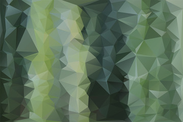 Wall Mural - Abstract geometric background with triangles. Vector polygonal texture background. Green abstract business background. Vector illustration.