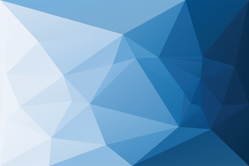 Wall Mural - Abstract geometric background with triangles. Vector polygonal texture background. Blue and white abstract business background. Vector illustration.