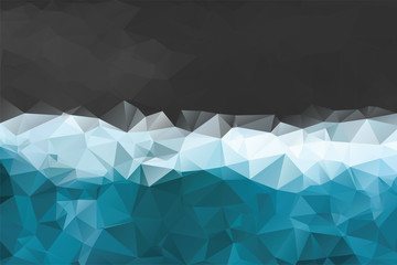 Wall Mural - Abstract geometric background with triangles. Vector polygonal texture background. Blue and grey abstract business background. Vector illustration.