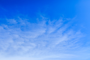 Wall Mural - Abstract background, Summer blue sky and white soft moving cloud in sunny day
