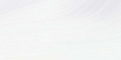 Poster - modern curvy waves background illustration with white smoke, light gray and antique white color