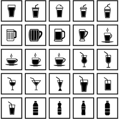 Wall Mural - drink icon vector design symbol