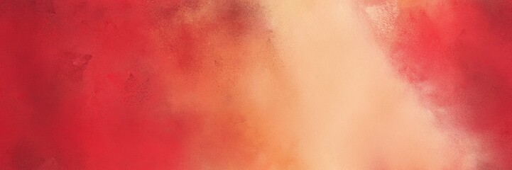 Leinwandbilder - diffuse painted banner texture background with moderate red, burly wood and salmon color. can be used as texture, background element or wallpaper