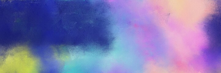 Wall Mural - banner abstract diffuse texture background with light pastel purple, midnight blue and steel blue color. can be used as texture, background element or wallpaper