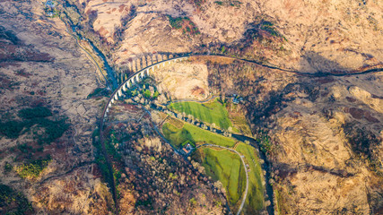 Wall Mural - glenfinnan viaduct bridge train journey harry potter scotland uk