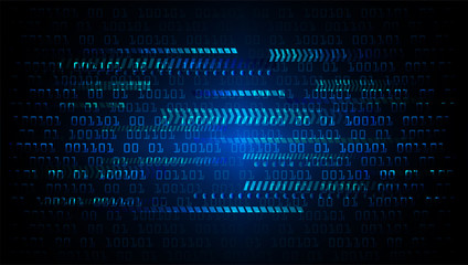 blue cyber circuit future technology concept background