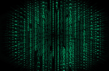 blue cyber circuit future technology concept background