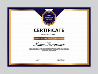 Wall Mural - Certificate of Appreciation Template Design