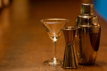 glass of wine and bottle on table