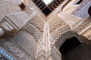 al attarine madrasa, fez morocco