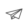 Send Message icon. Paper plane icon. Message sending concept for perfect mobile and web chatting, messaging applications UI designs.