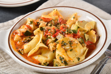 Poster - Spinach Ricotta Tortelloni in Red Pesto Sauce