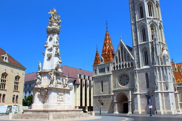 Canvas Print - Matthias Church in Budapest