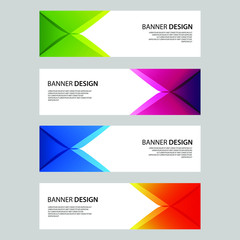 Vector Abstract design banner web template