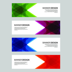 Vector Abstract design banner web template