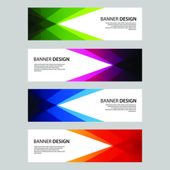 Vector Abstract design banner web template