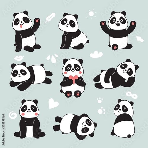 Cartoon Panda Cute Panda Bear Happy Baby Animals Lazy Funny Chinese Bears Posing Friendly Mascot Vector Characters Set Illustration Panda Bear Baby Animal Cartoon Stock Vector Adobe Stock Cartoon Panda Cute Panda Bear Happy Baby Animals Lazy Funny Chinese Bears Posing Friendly Mascot Vector Characters Set Illustration Panda Bear Baby Animal Cartoon Stock Vector Adobe Stock