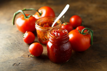 Homemade Tomato Jam Or Sauce