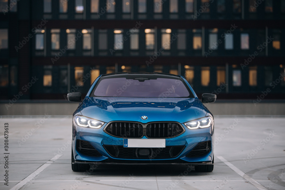 BMW 8 Series M850i xDrive at the parking